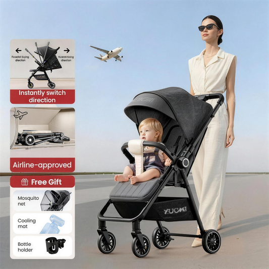 Yuumi Y3 Pro Foldable Baby Stroller – Portable Lightweight Travel Stroller